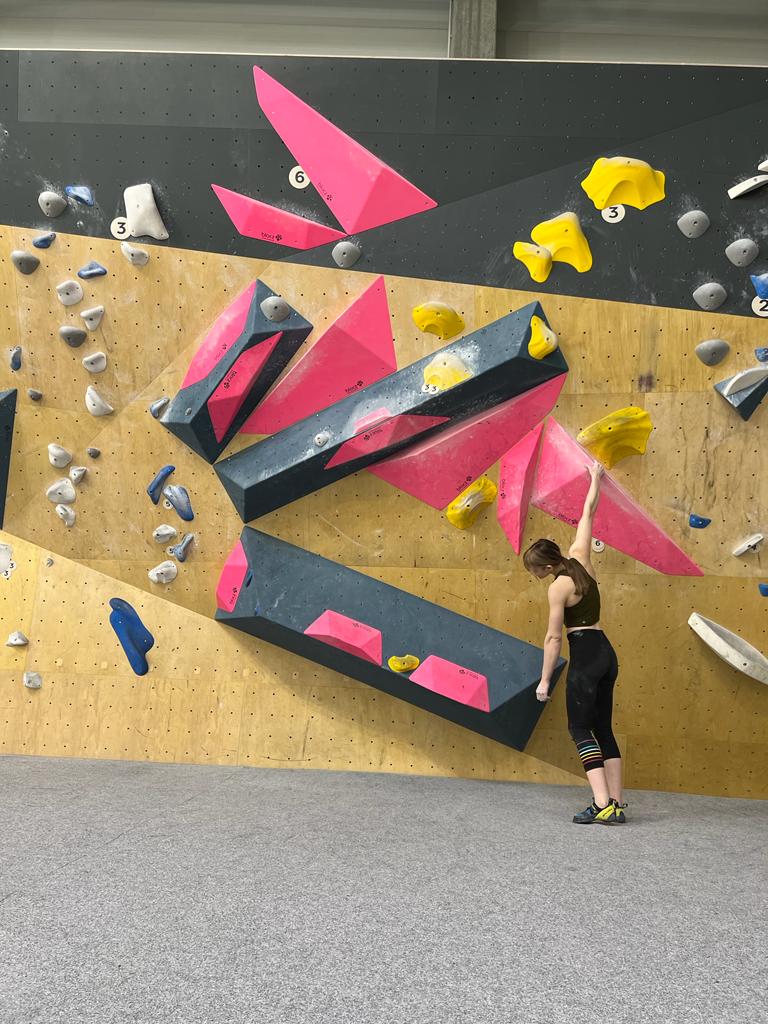 Madison Fischer at Element Boulders in Munich, Germany