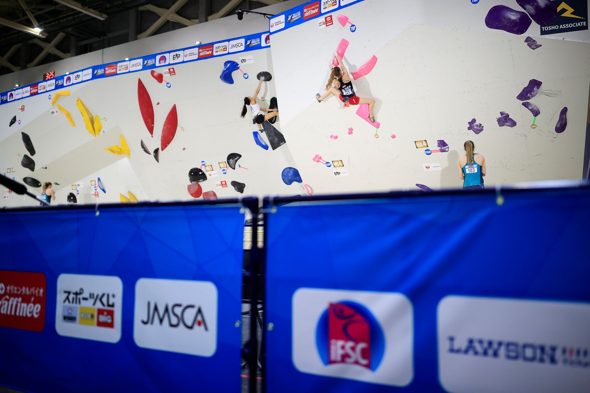 Women's Boulder Qualifications at the 2023 IFSC Hachioji World Cup