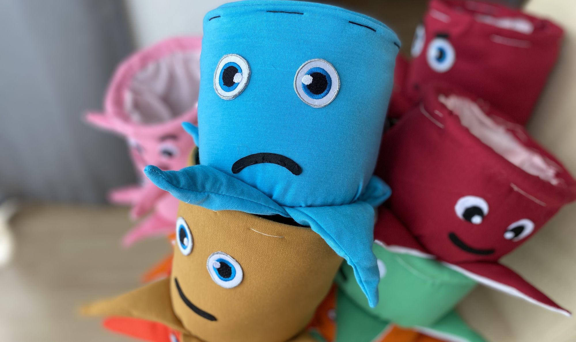 Madison Richardson's chalk bags
