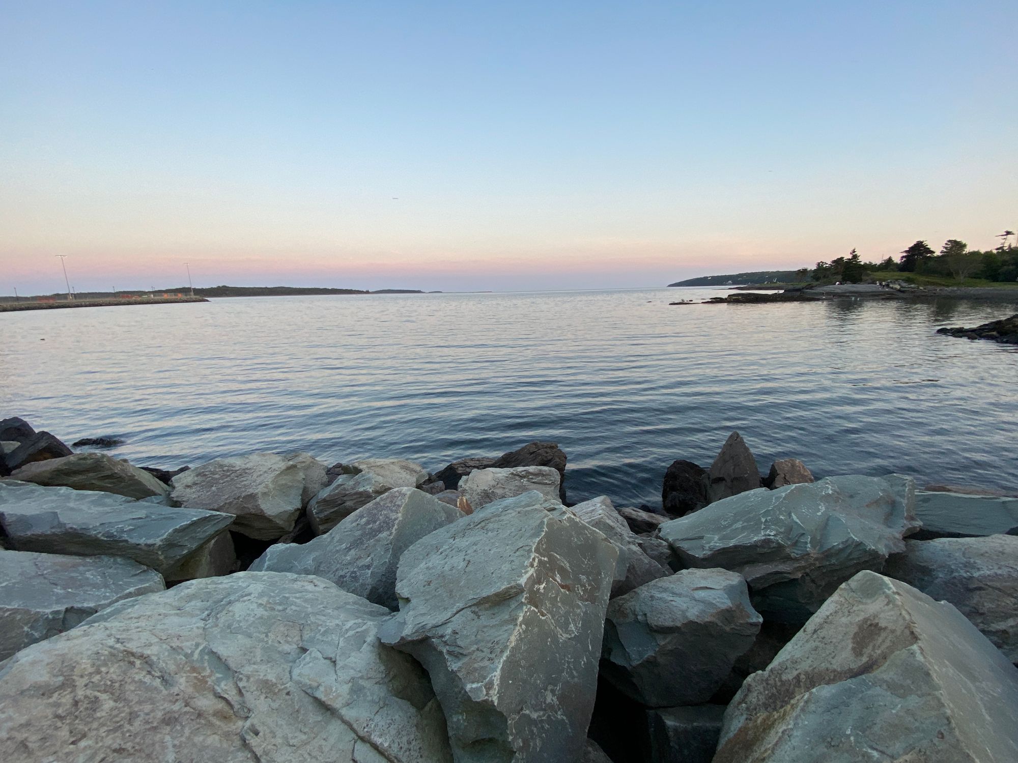 Nova Scotia rocks and water